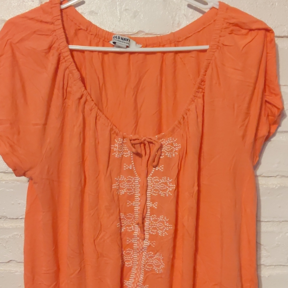 Coral shirt